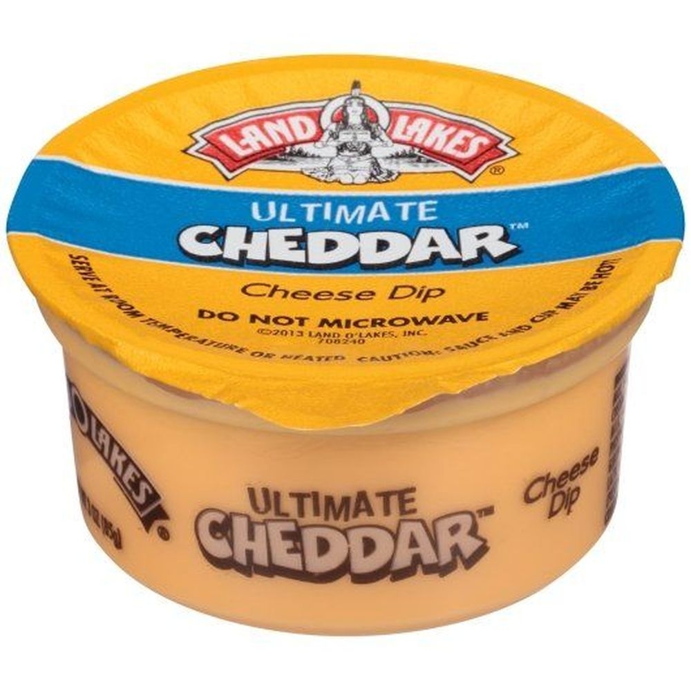 Land O Lakes Ultimate Cheddar Cheese Dip, 3 Ounce Cup -- 140 per case.