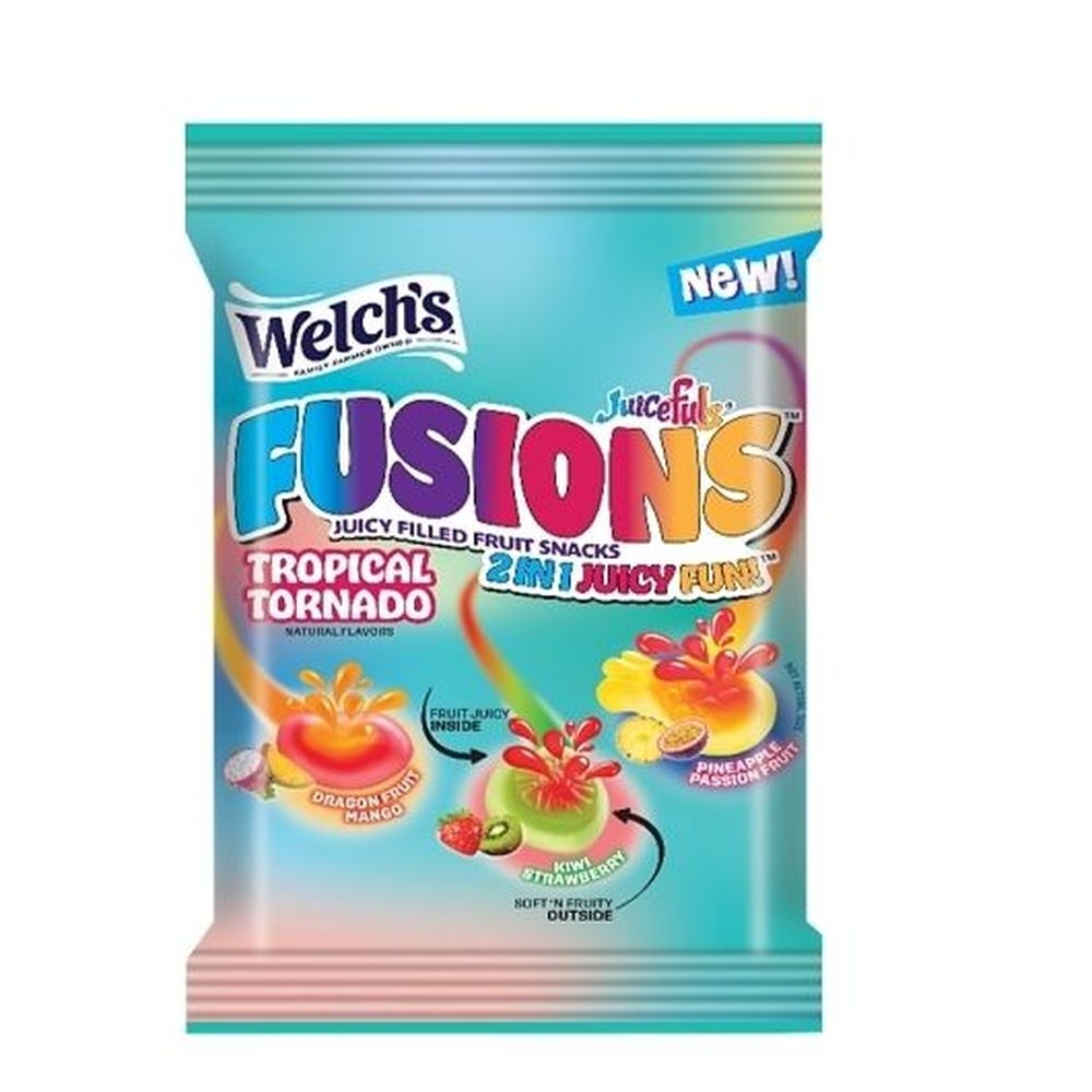 Fusions Tropical Tornado Juicy Filled Fruit Snacks