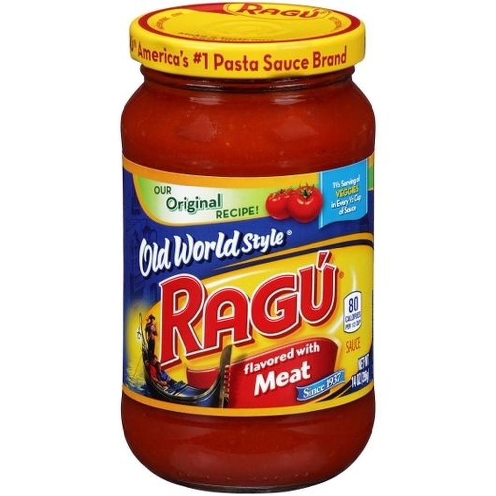 Ragu With Meat Spaghetti Sauce, 14 Ounce -- 12 Case
