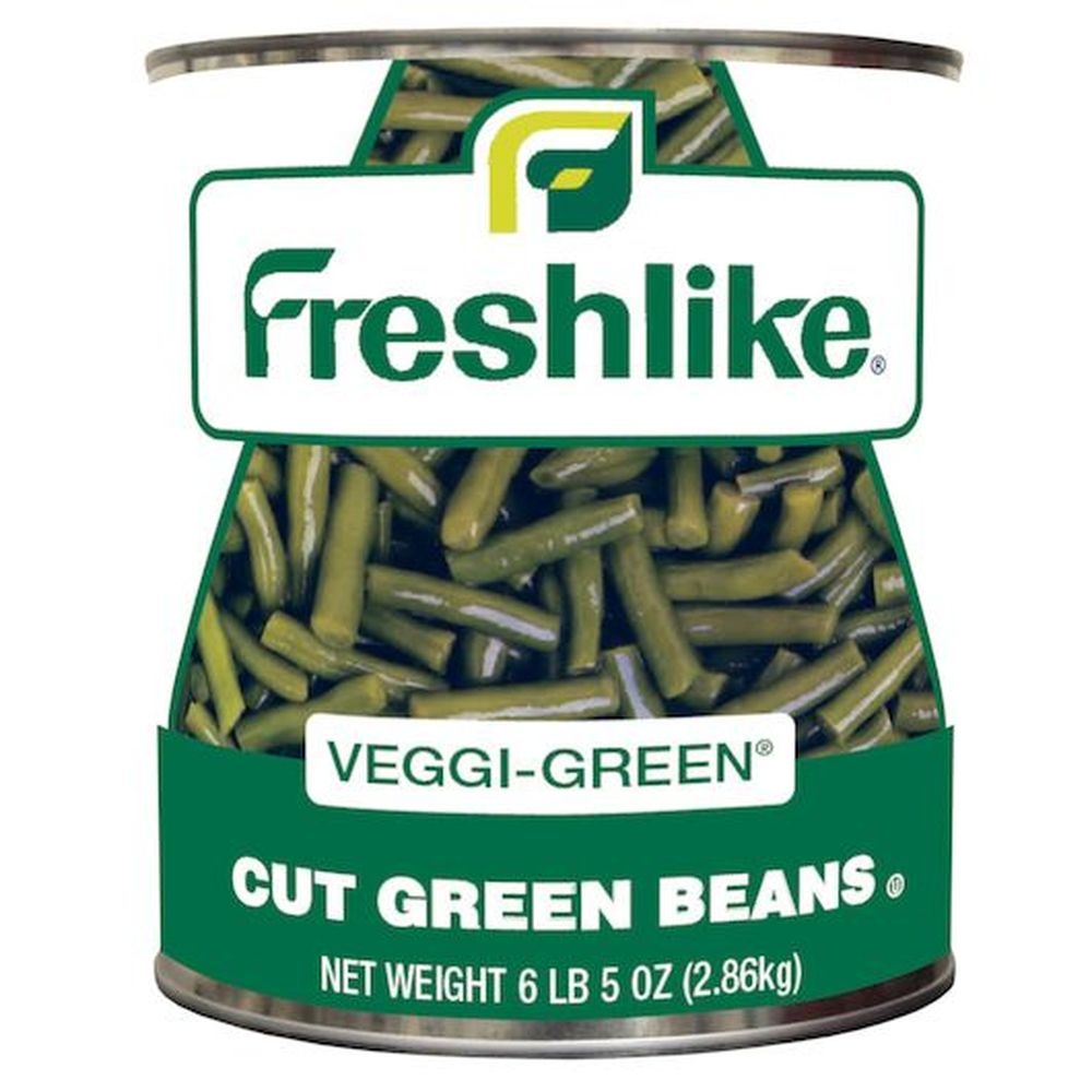 Freshlike Veggie Green Cut Beans - no. 10 can, 6 cans per case
