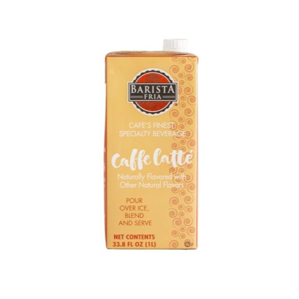 Barista Fria Caffe Latte Drink Mix, 1 Liter -- 12 per case.