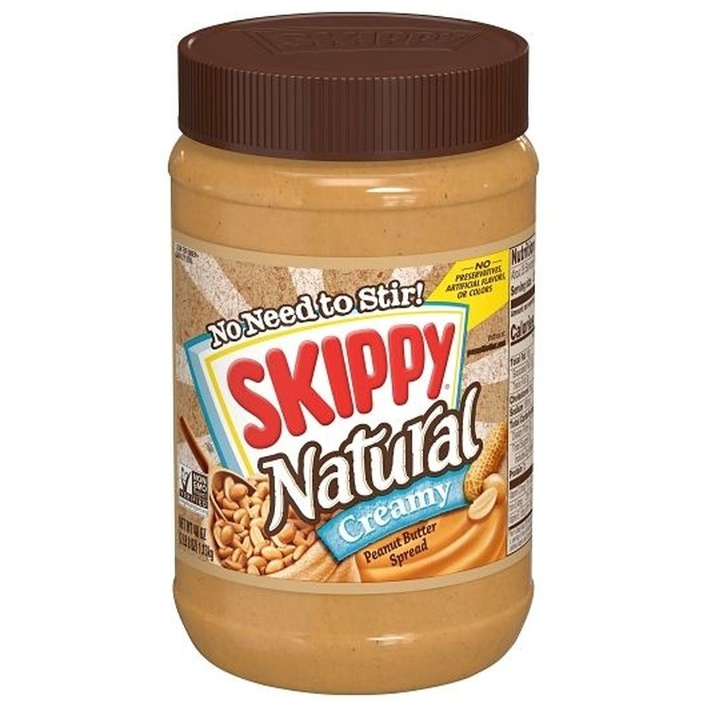 Skippy Gluten Free Creamy Peanut Butter, 40 Ounce -- 8 per case