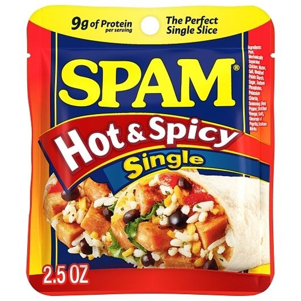 Single Hot and Spicy Pork Luncheon Meat