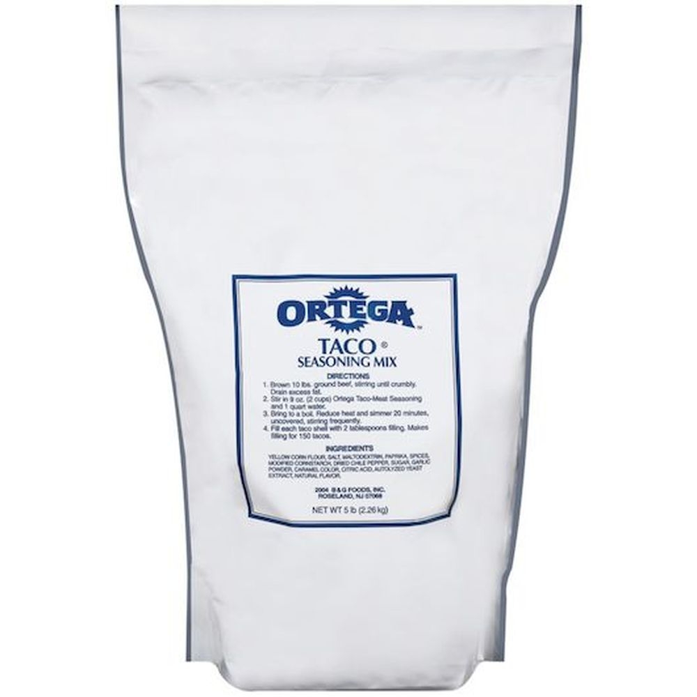Ortega Taco Meat Seasoning Mix, 5 pound -- 1 per case