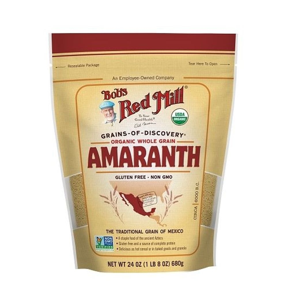 Bobs Red Mill Organic Amaranth Grain, 24 Ounce Pouch -- 4 per case
