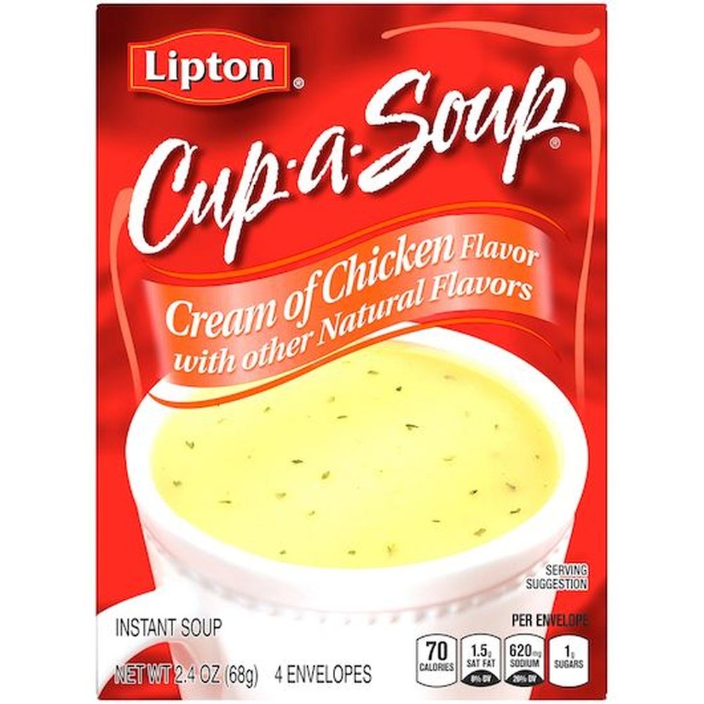 Lipton Savoury Cup A Soup Cream of Chicken Soup, 2.4 Ounce -- 12 per case.