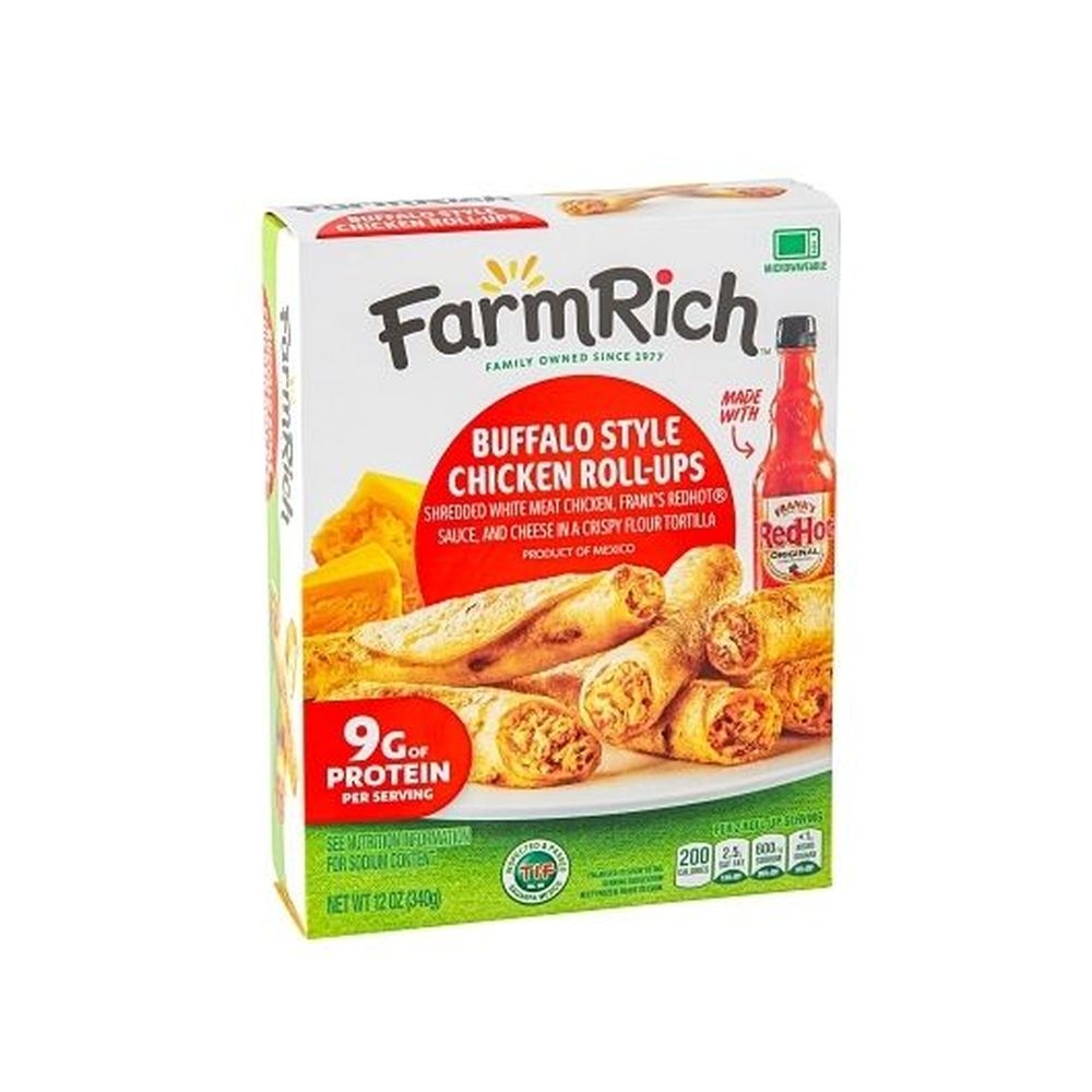 Buffalo Style Chicken Roll-Ups