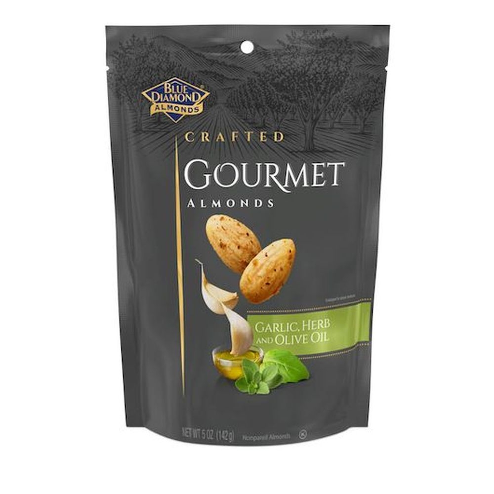 Gourmet Garlic Herb and Olive Oil Almonds