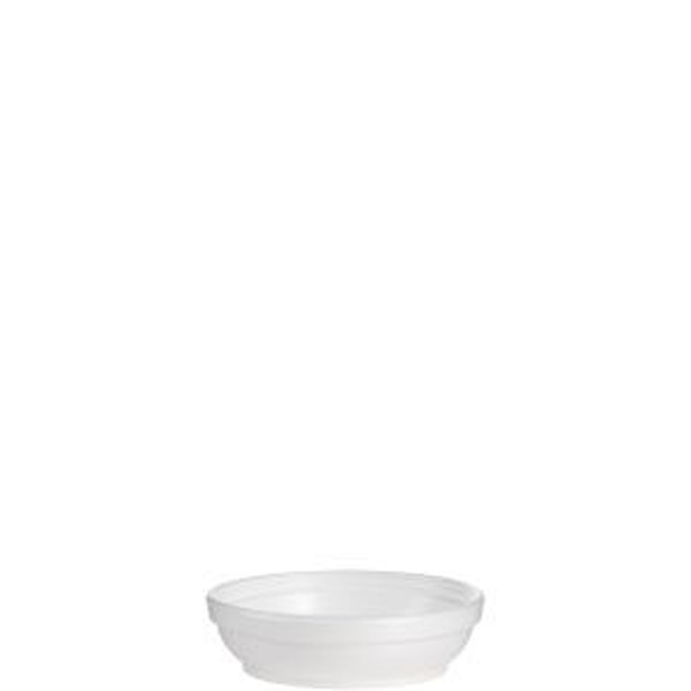 White EPS Insulated Foam Bowl 5 Ounce