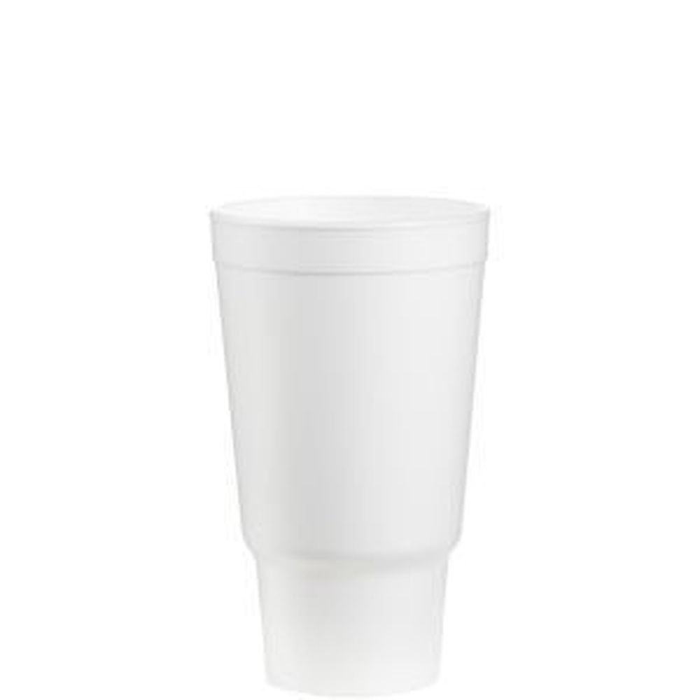 White Large EPS Insulated Foam Pedestal Cup
