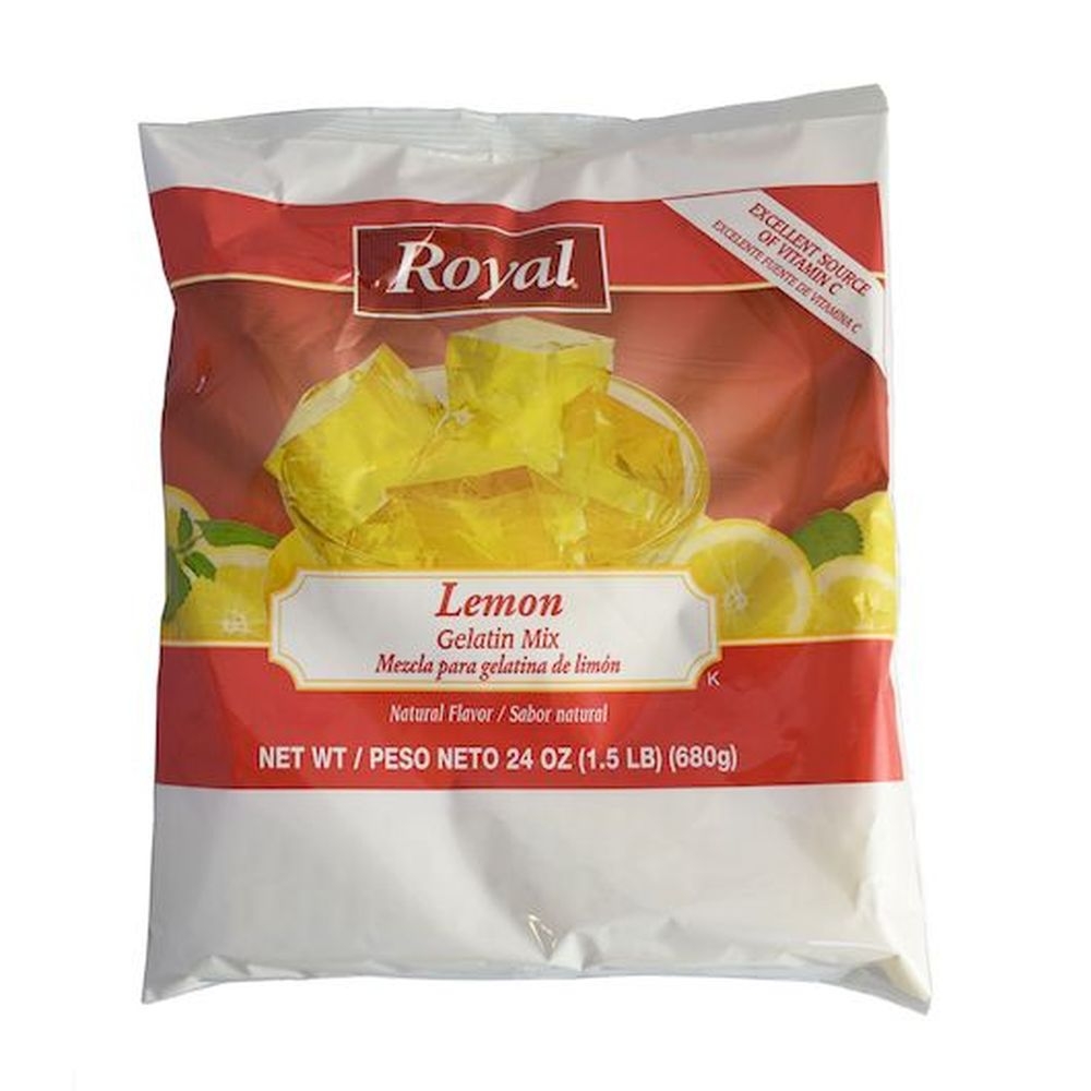 Royal Lemon Gelatin, 24 Ounce -- 12 per case.