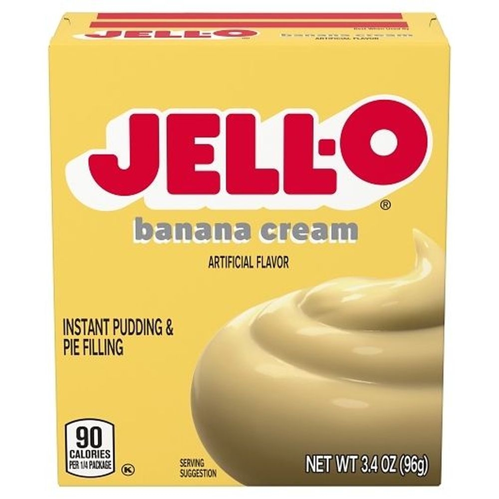 Jello Instant Banana Pudding, 3.4 Ounce -- 24 Case