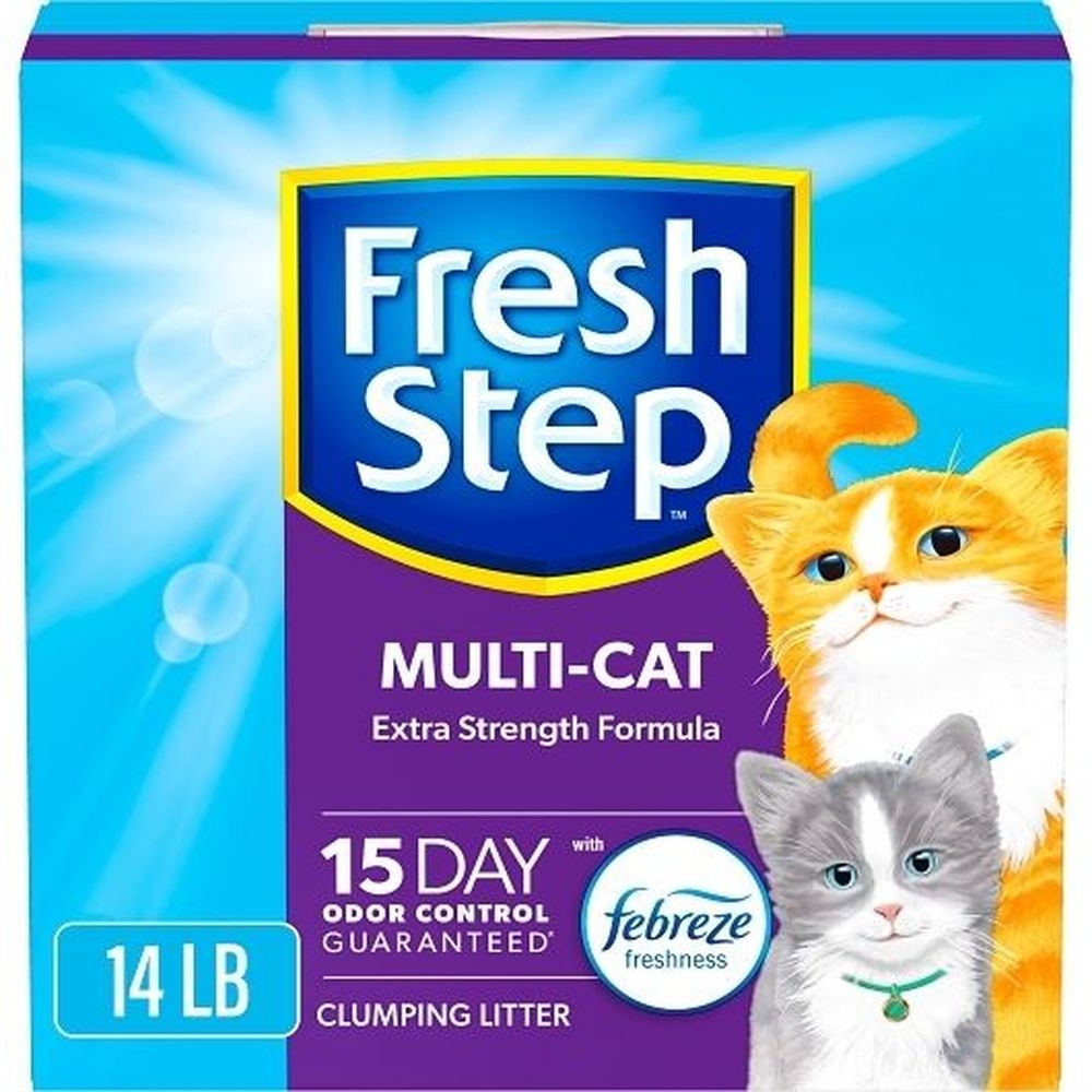 Multi-Cat Clumping Cat Litter with Febreze Freshness