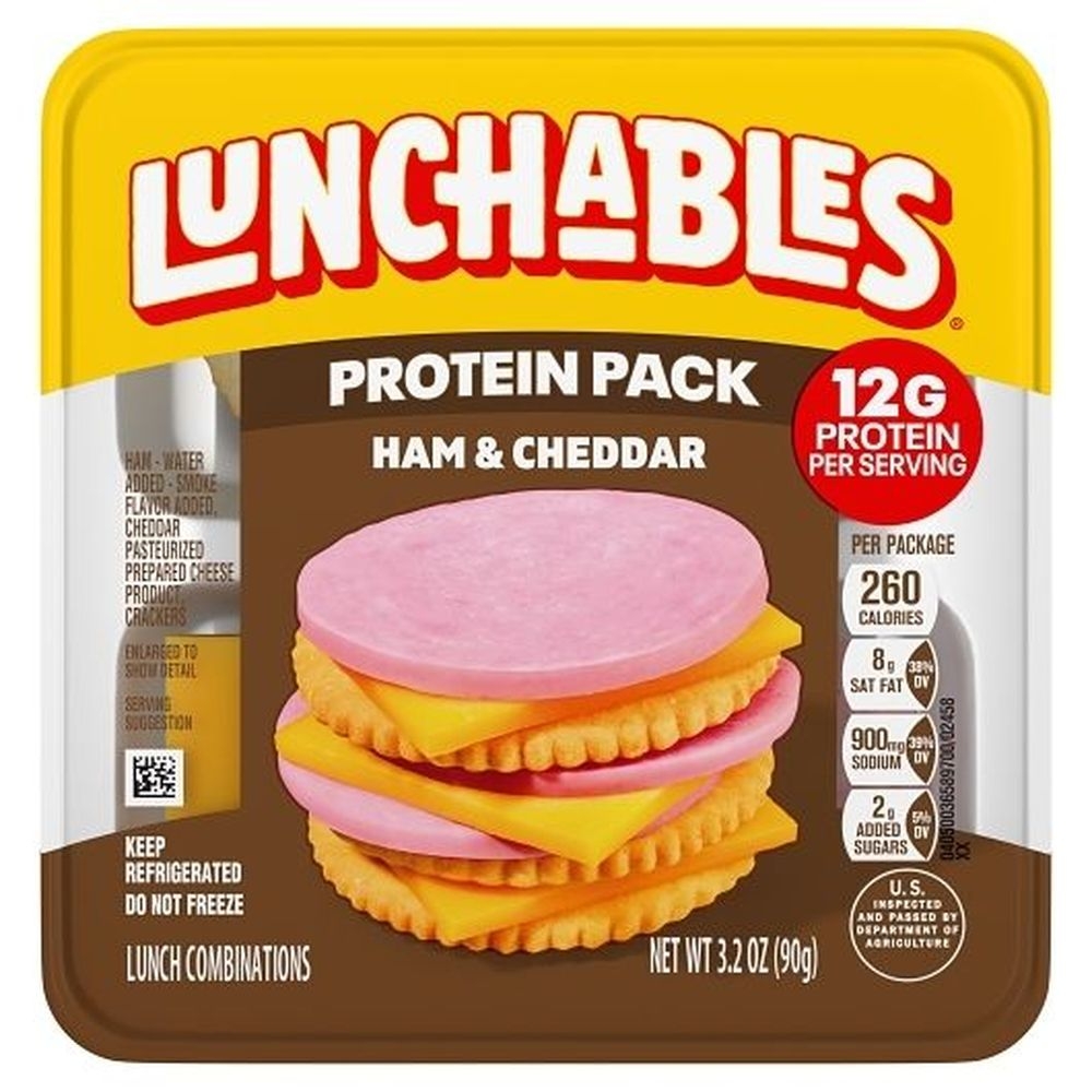 Kraft Oscar Mayer Lunchable Ham and Cheddar Cheese, 4.5 Ounce -- 16 per case.