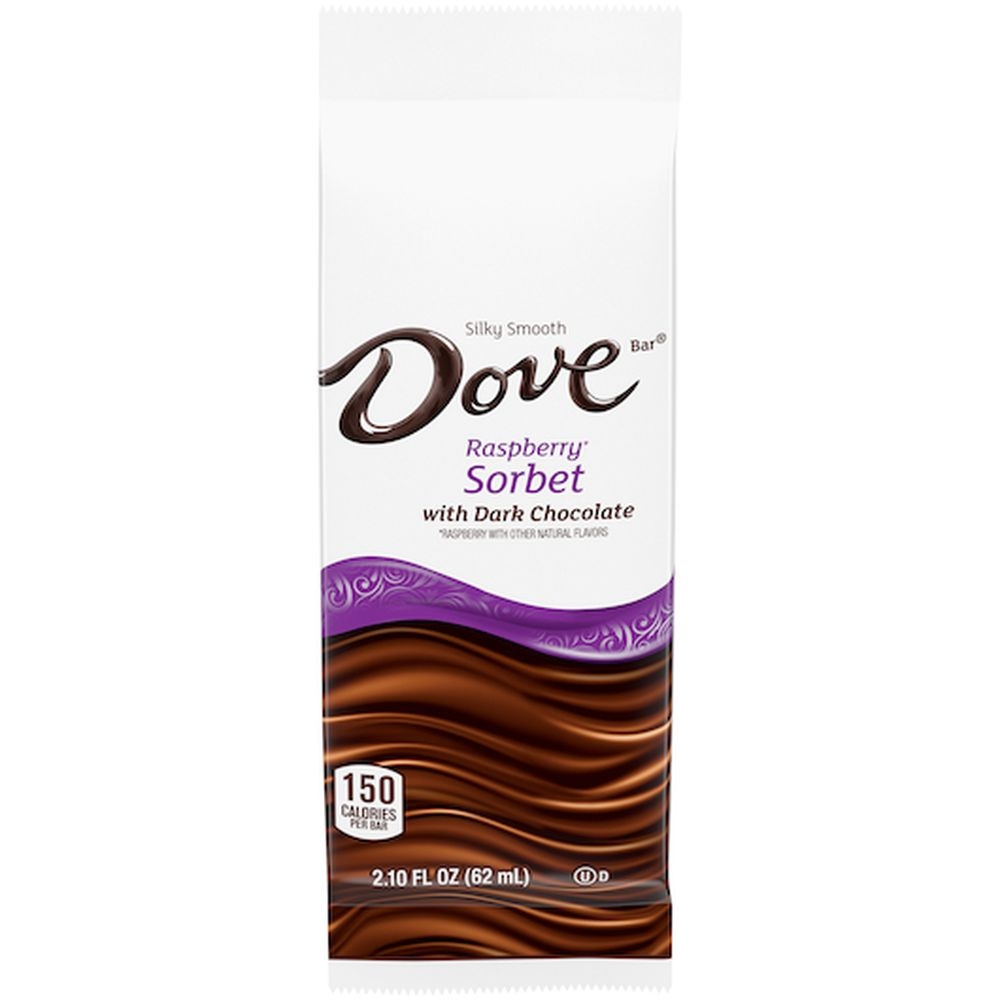 Mini Sticks Dark Chocolate Raspberry Sorbet Ice Cream Bar