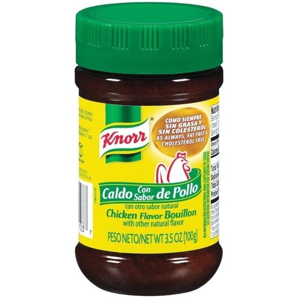 Knorr Chicken Flavor Bouillon - 3.5 oz. jar, 24 per case