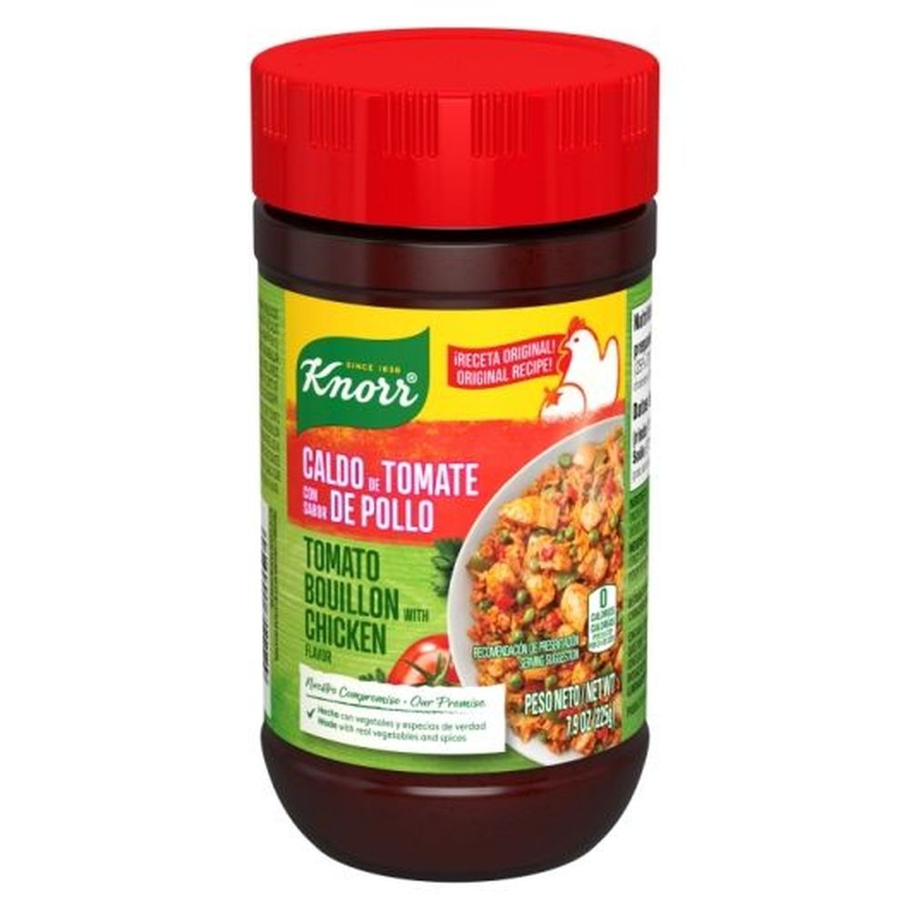 Knorr Tomato Chicken Flavored Bouillon, 7.9 Ounce -- 12 per case.