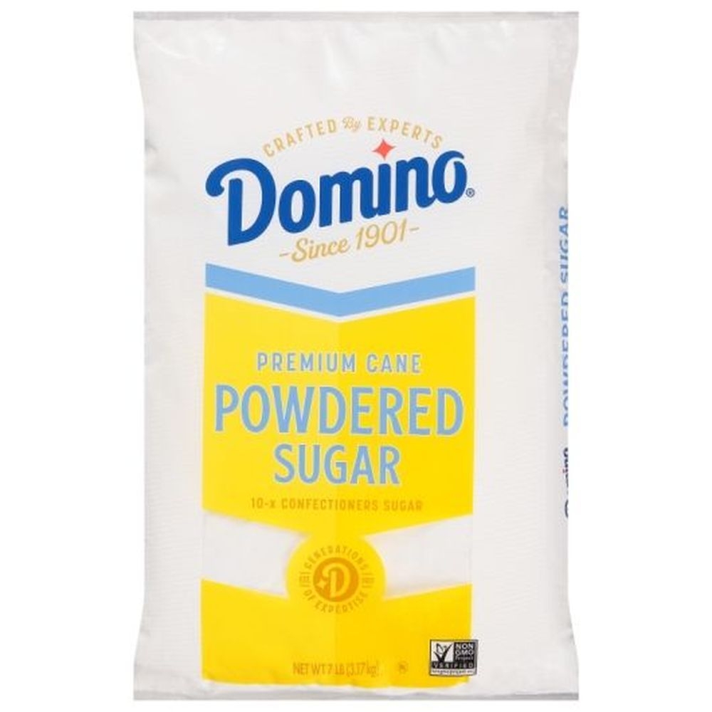 Domino Foods Powdered Pure Cane Sugar, 7 Pound -- 6 per case