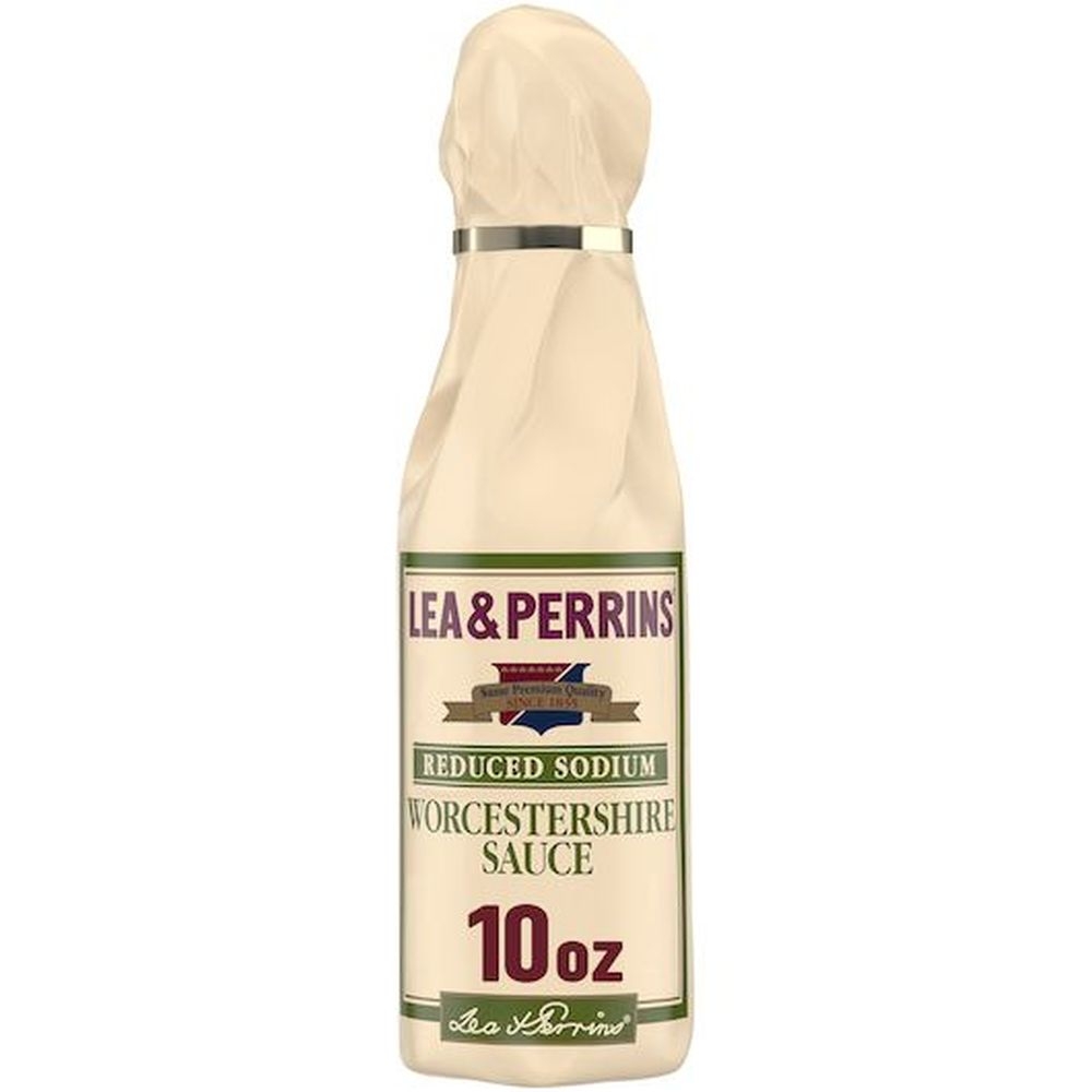 Lea and Perrins Reduced Sodium Worcestershire Sauce, 10 Ounce -- 12 per case.