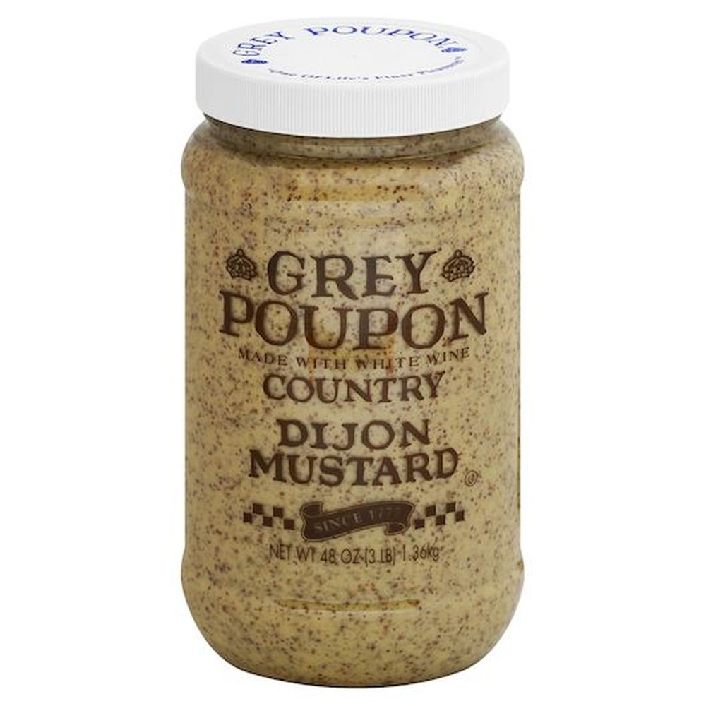 Grey Poupon Country Dijon Mustard 6 Case 48 Ounce