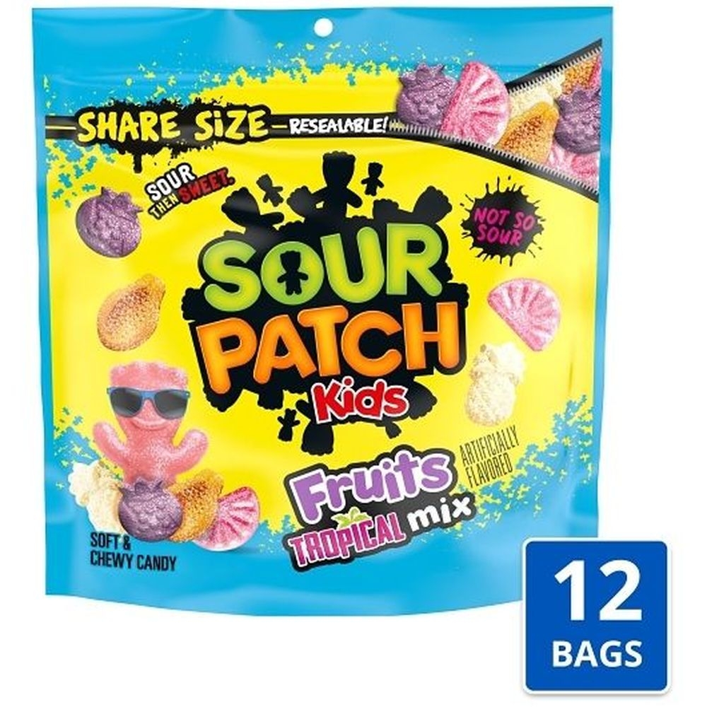 Tropical Fruit Mix Soft and Chewy Candy