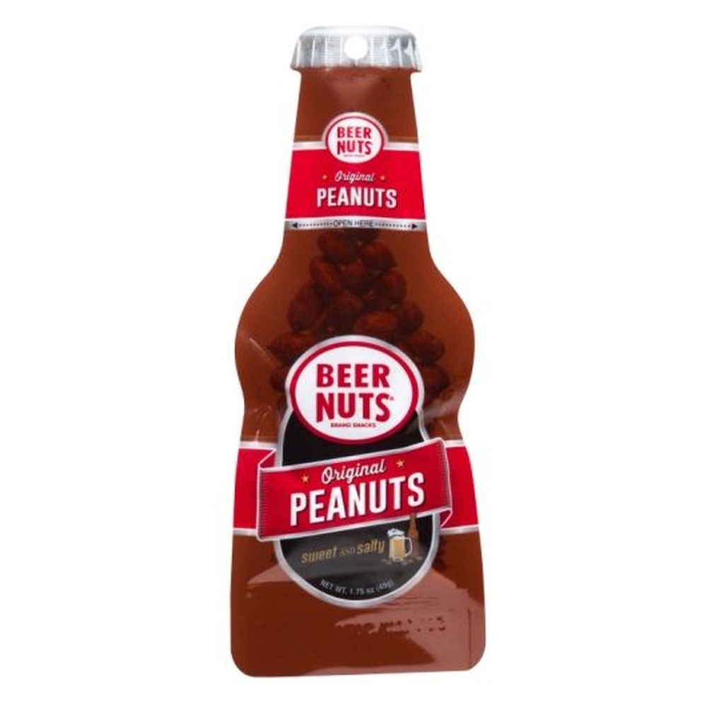 Beer Nuts Original Peanut Beer Bottle Bag, 1.75 Ounce -- 48 per case.