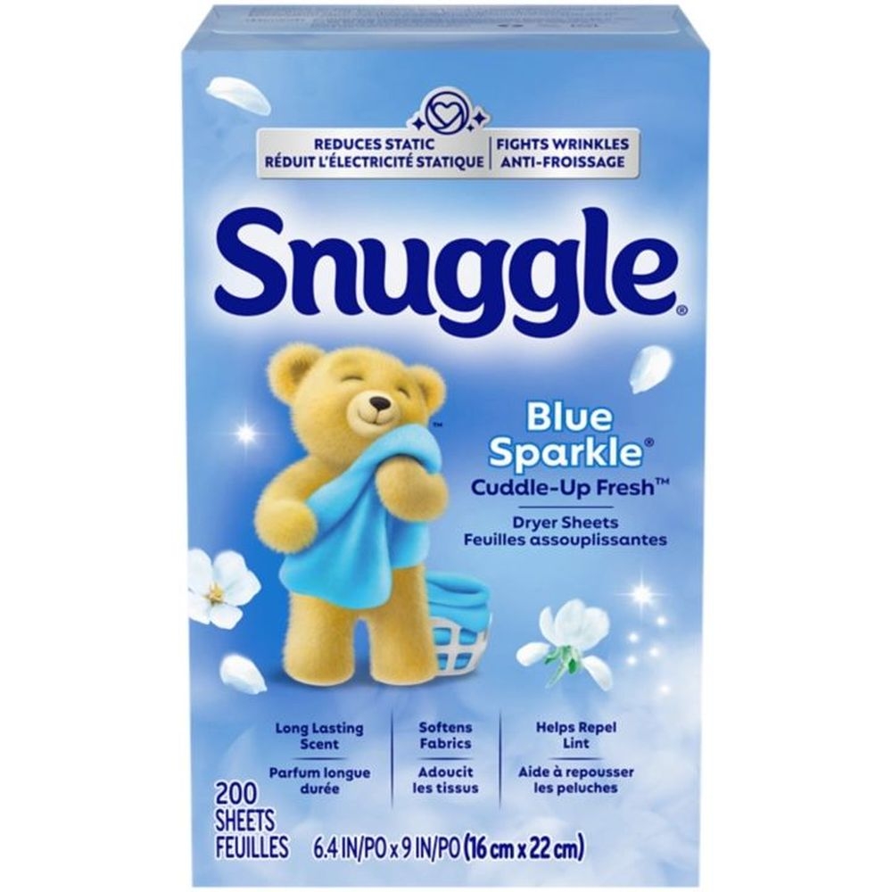 Blue Sparkle Cuddle Up Fresh Dryer Sheets