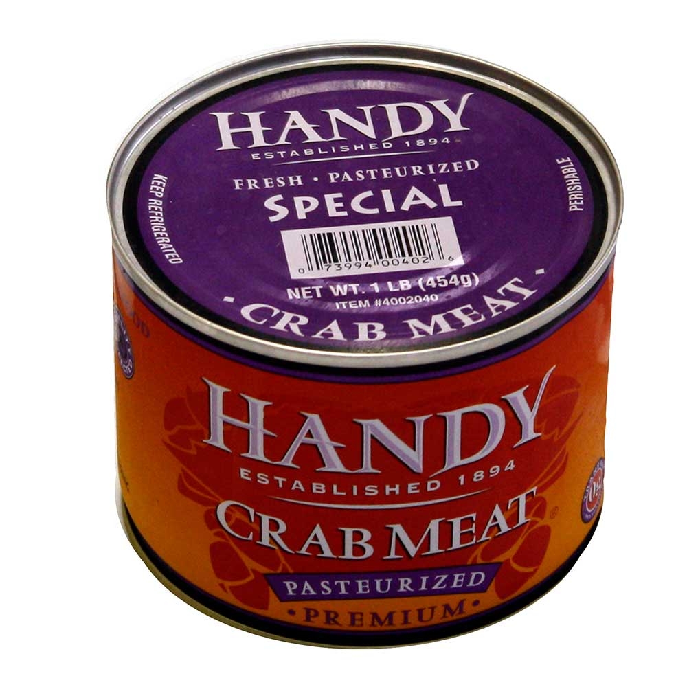 Handy Pelagicus Special Pasteurized Crab Meat, 1 Pound -- 6 per case.