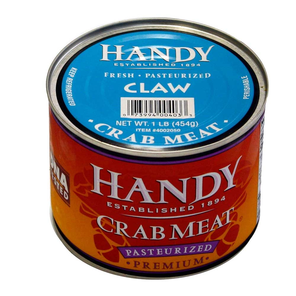 Handy Pelagicus Claw Pasteurized Crab Meat, 1 Pound -- 6 per case.