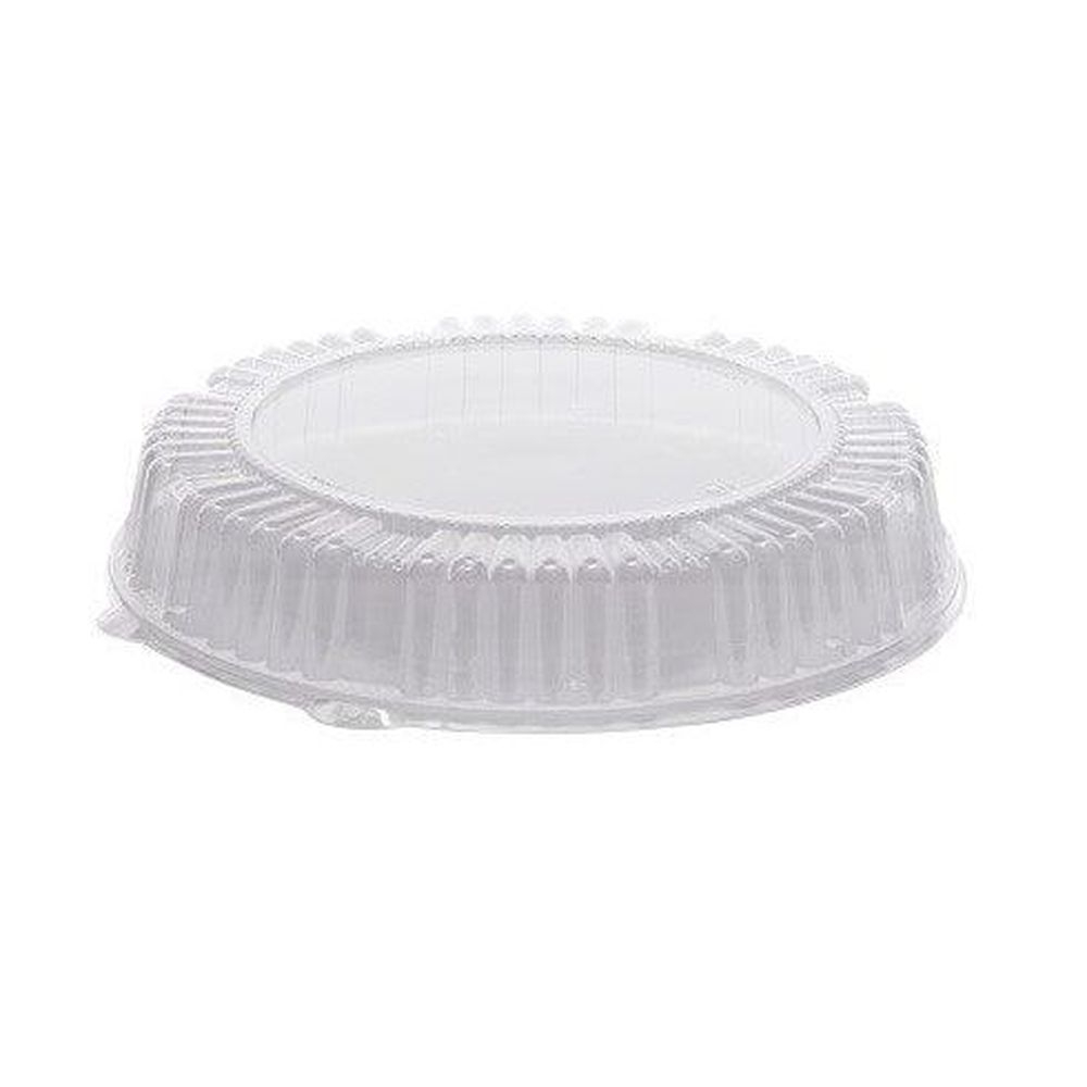 Round PET Clear Low Dome Lid for Tray and Serving Bowls