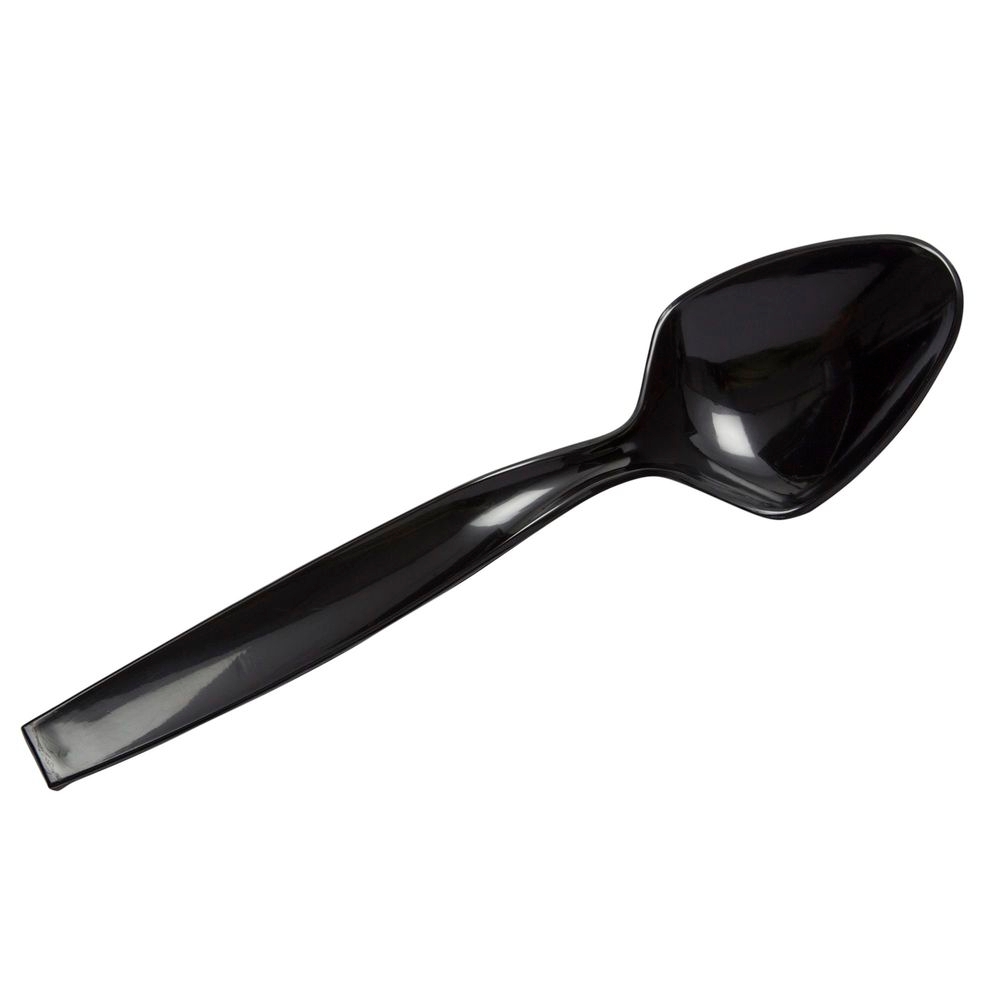 Black Number 5 Polypropylene Serving Spoon