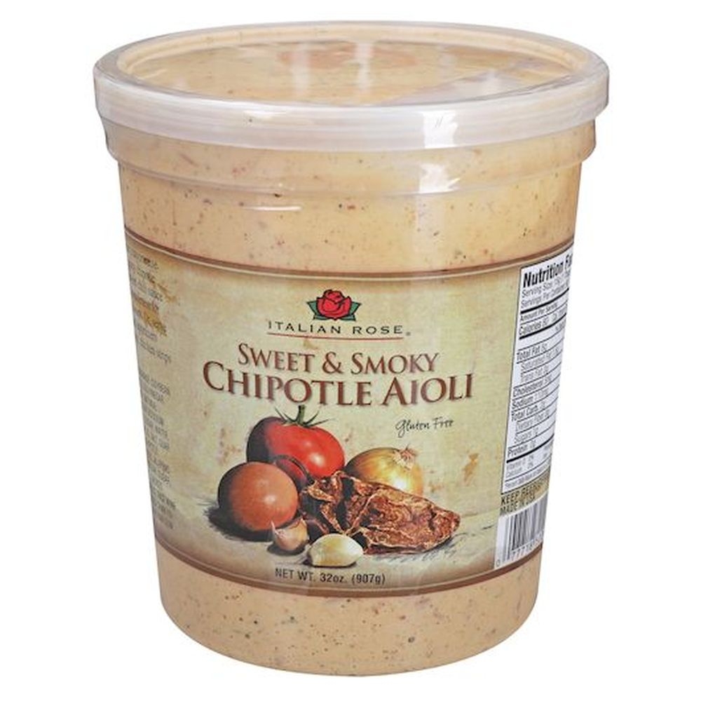 Italian Rose Sweet and Smoky Chipotle Aioli, 32 Ounce -- 6 per case