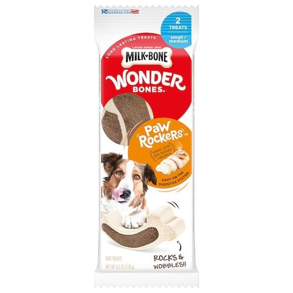Wonder Bones Paw Rockers Small/Medium Chicken Dog Treats