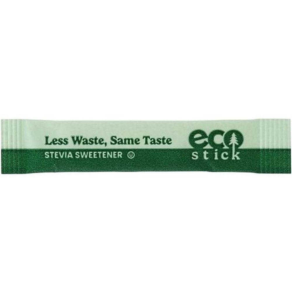 Ecostick Sugar Substitute Stevia Sticks, 0.5 Gram -- 2000 per case.