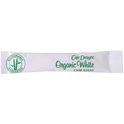 Organic White Cane Sugar Sticks