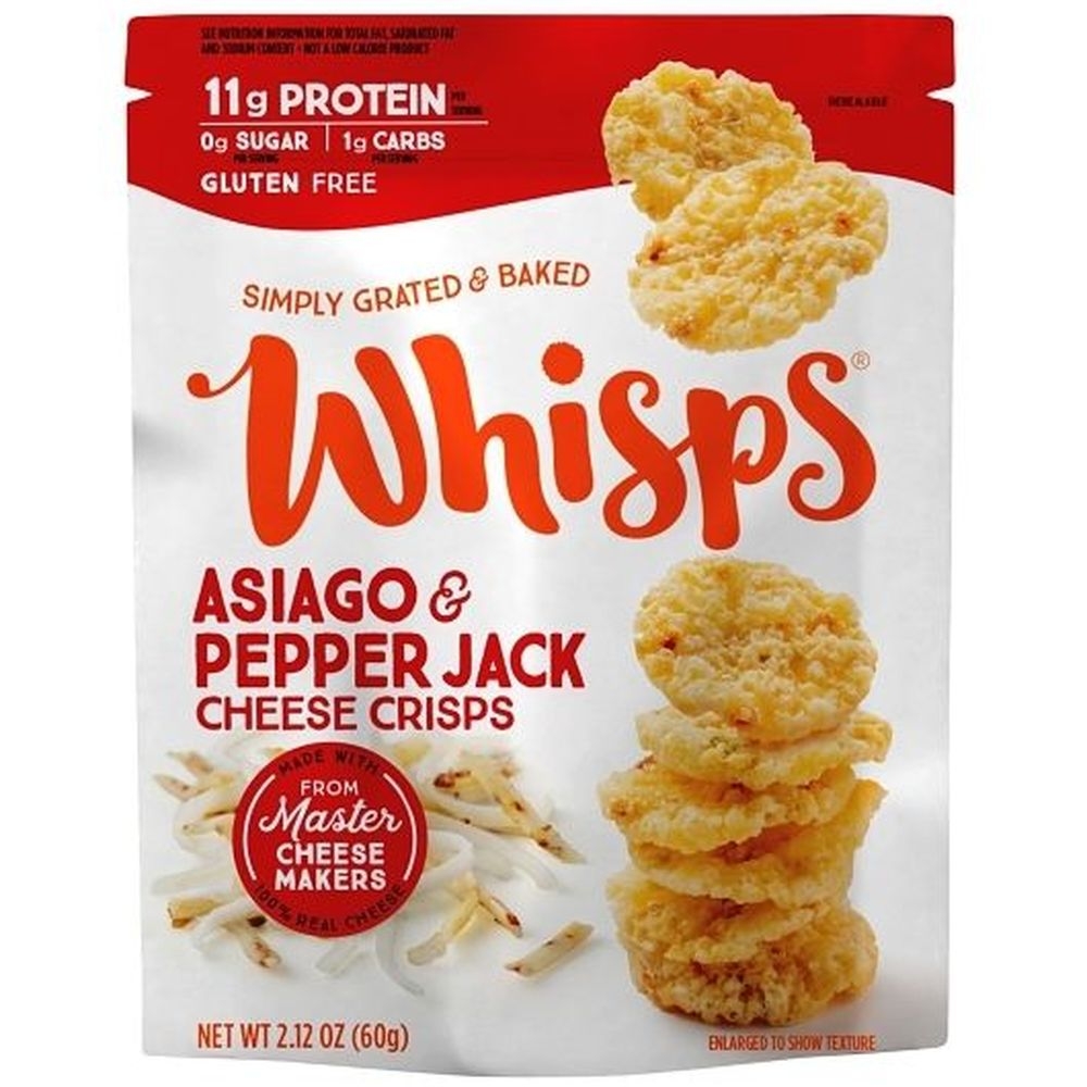 Asiago Pepper Jack Cheese Crisps