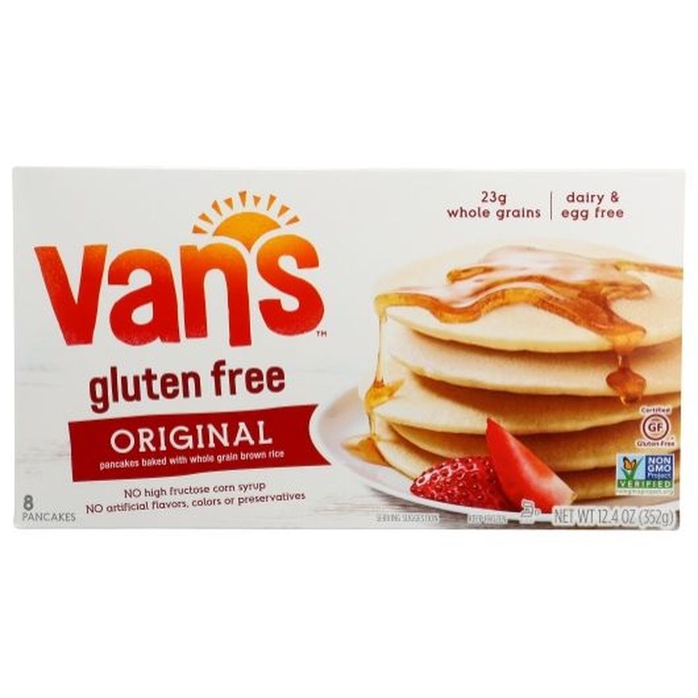 Vans Natural Foods Totally Natural Gluten Free Pancake, 12.4 Ounce -- 12 per case