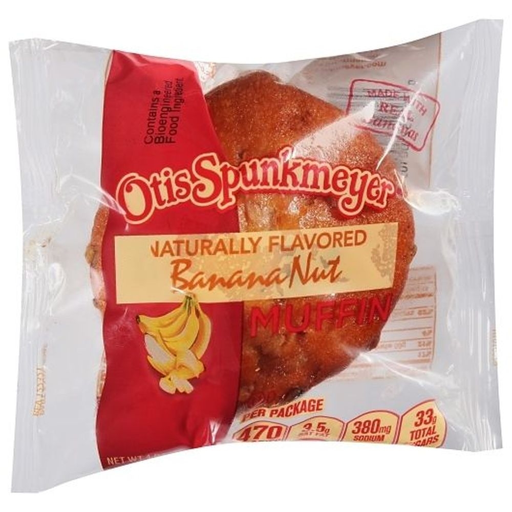 Otis Spunkmeyer Delicious Essentials Banana Nut Muffin, 4 Ounce -- 24 per case.