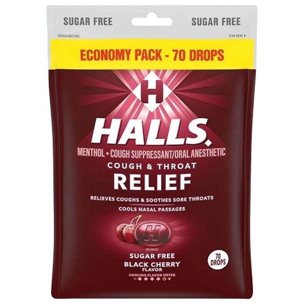 Sugar Free Black Cherry Cough and Throat Drops
