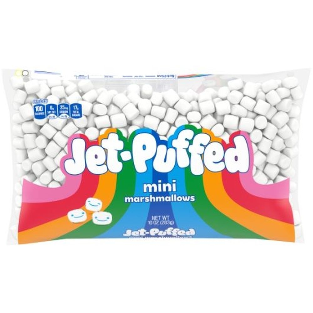 Jet Puffed Miniature Marshmallow, 10 Ounce -- 24 per case.