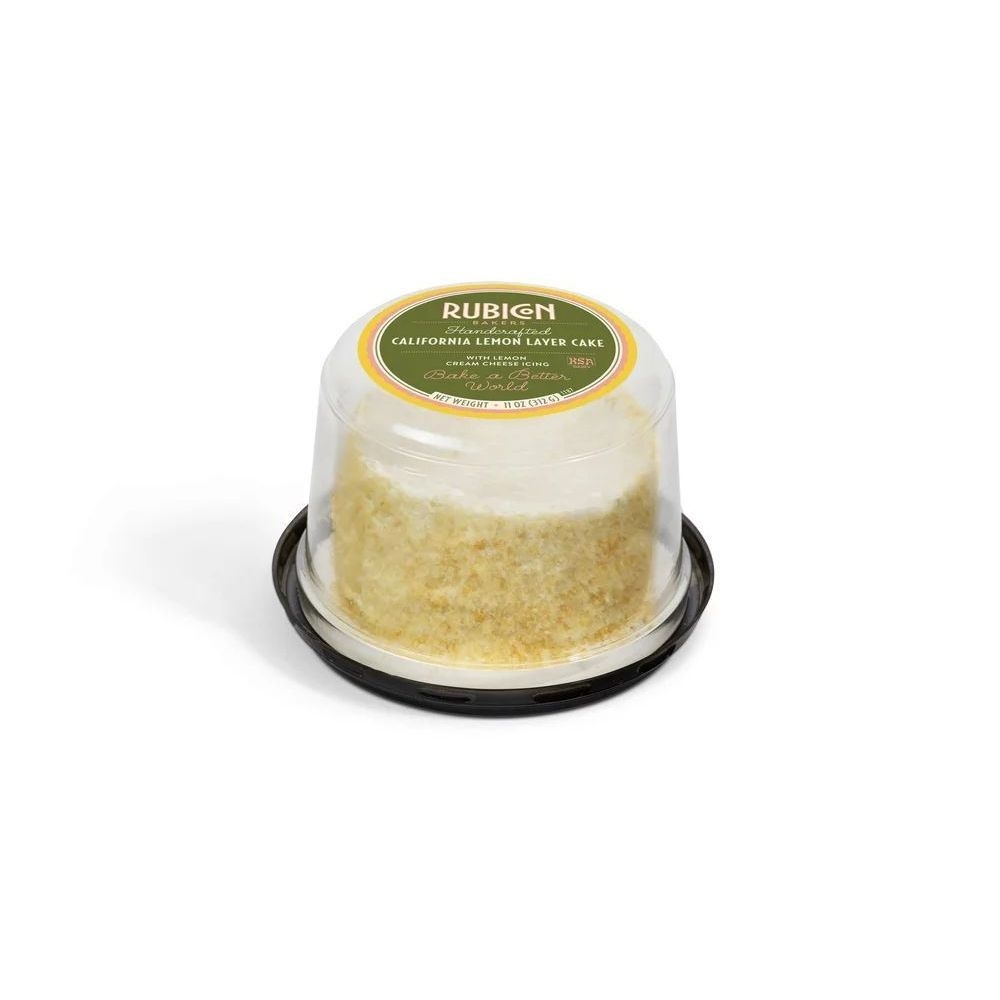 4 inch Handcrafted California Lemon Layer Cake