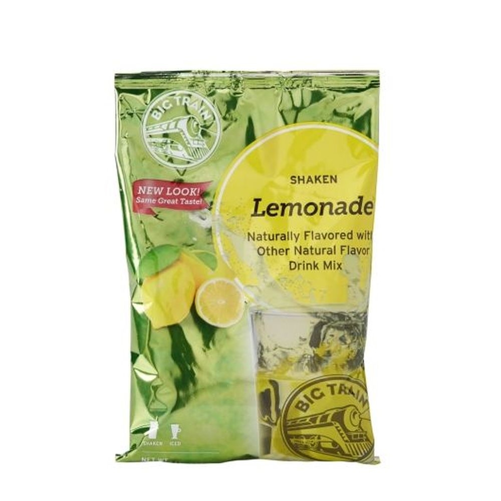 Big Train Lemonade Shaken Drink Mix, 2 Pound -- 5 per case.