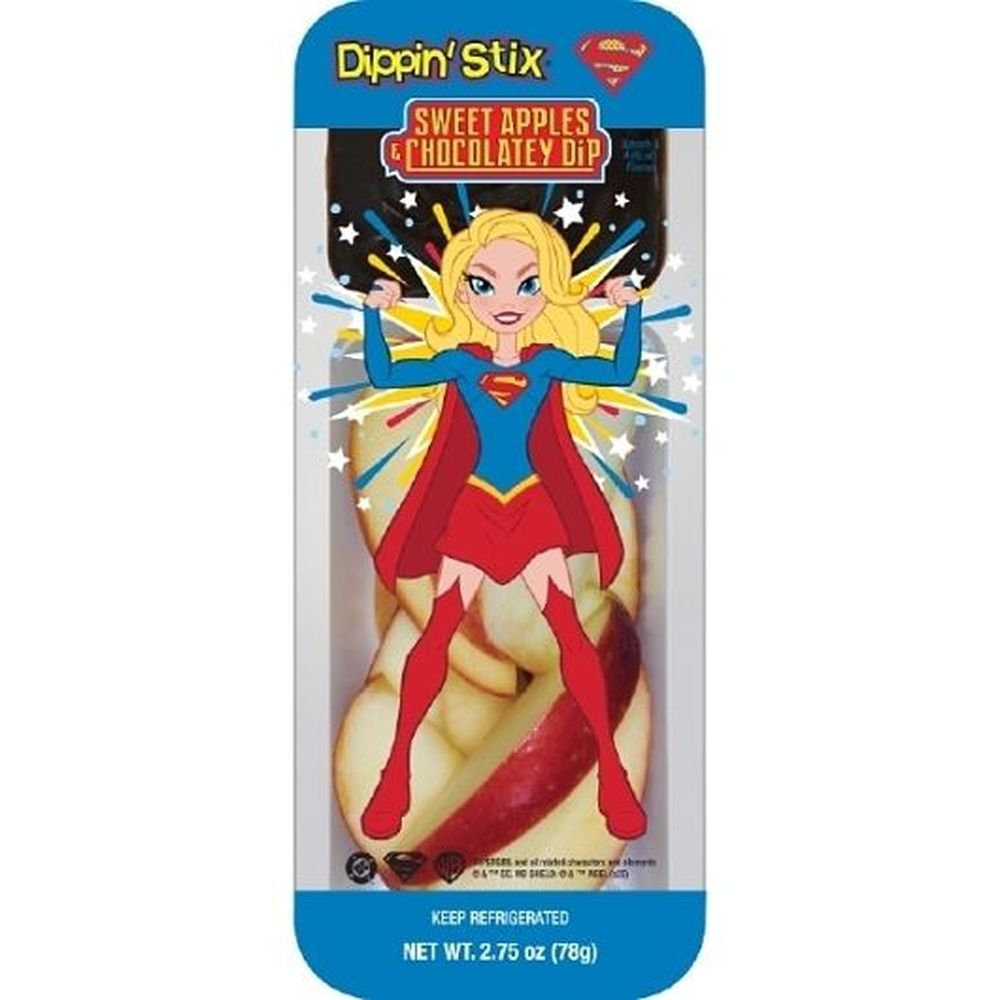 Supergirl Sliced Sweet Apples and Chocolatey Dip 2.75 Ounce