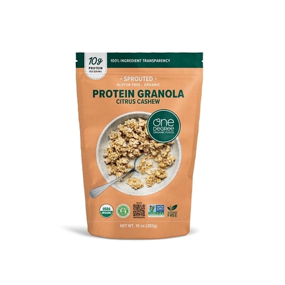 Gluten Free Citrus Cashew Protein Granola