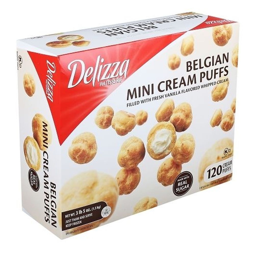 Delizza Cream Puffs, 3.31 Pounds -- 120 per case