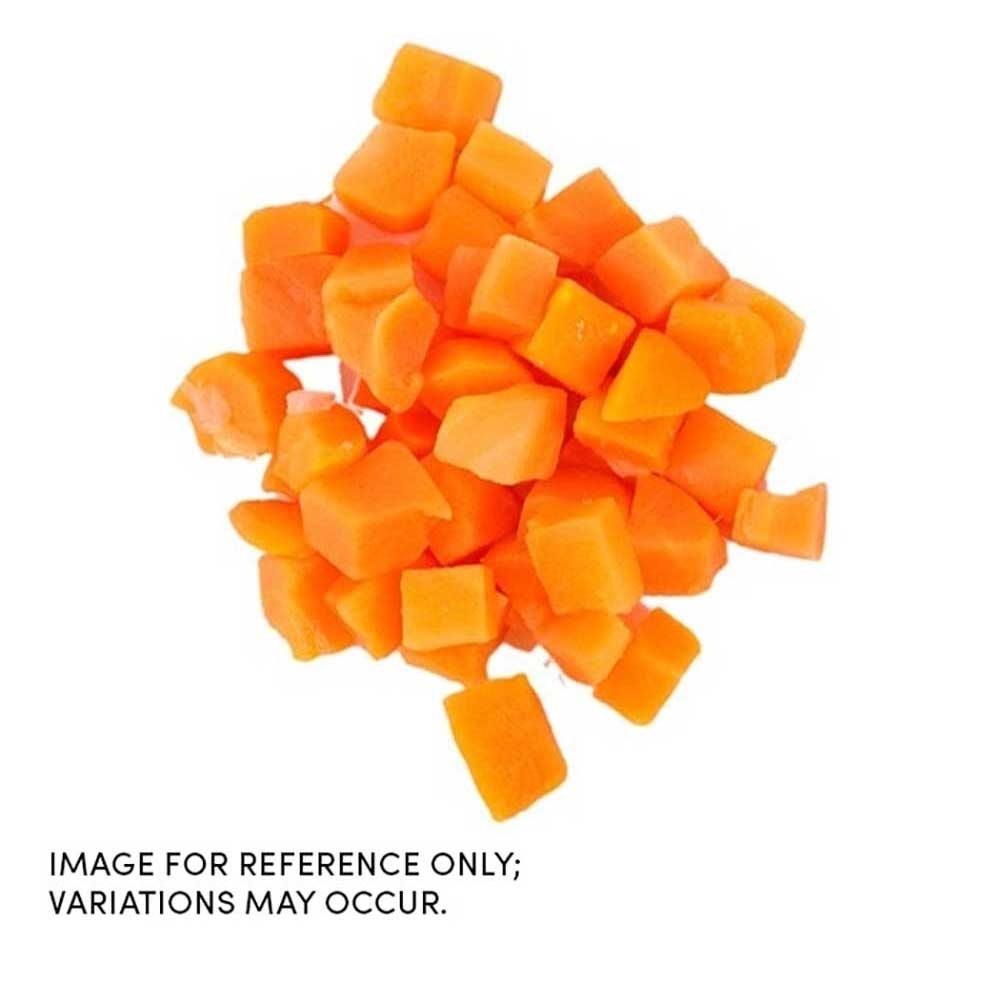 Commodity Vegetables 3/8 inch Diced Carrot, 20 Pound.