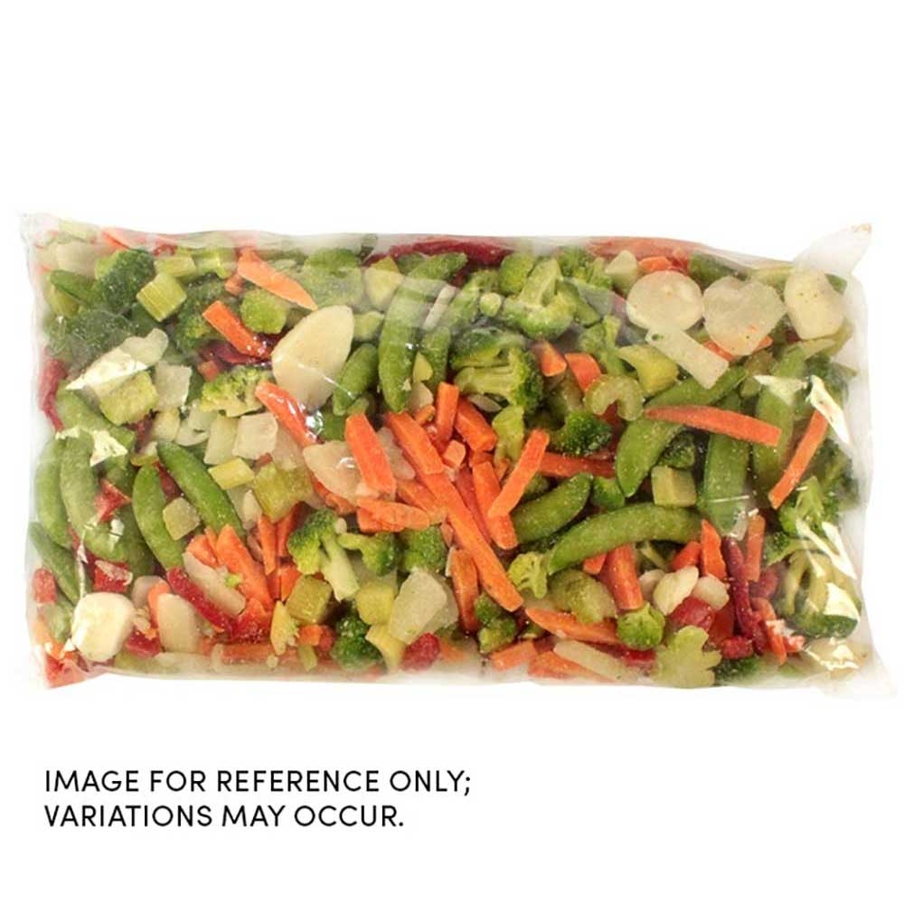 Commodity Vegetables Individual Quick Frozen Stir Fry Vegetable Mix, 2 Pound -- 12 per case.
