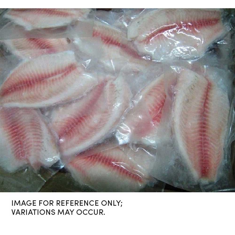 Frozen Seafood 5 To 7 Ounce Individually Packed Tilapia, 10 Pound.