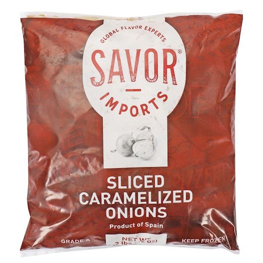Savor Imports Caramelized Sliced Onion, 2 Pound -- 12 per case.
