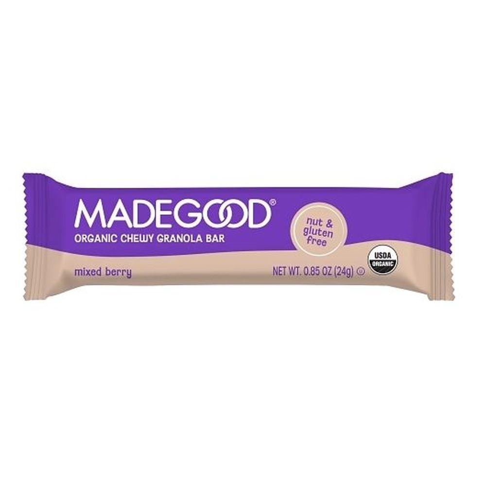 MadeGood Mixed Berry Granola Snack Bar, 0.85 Ounce -- 36 per case